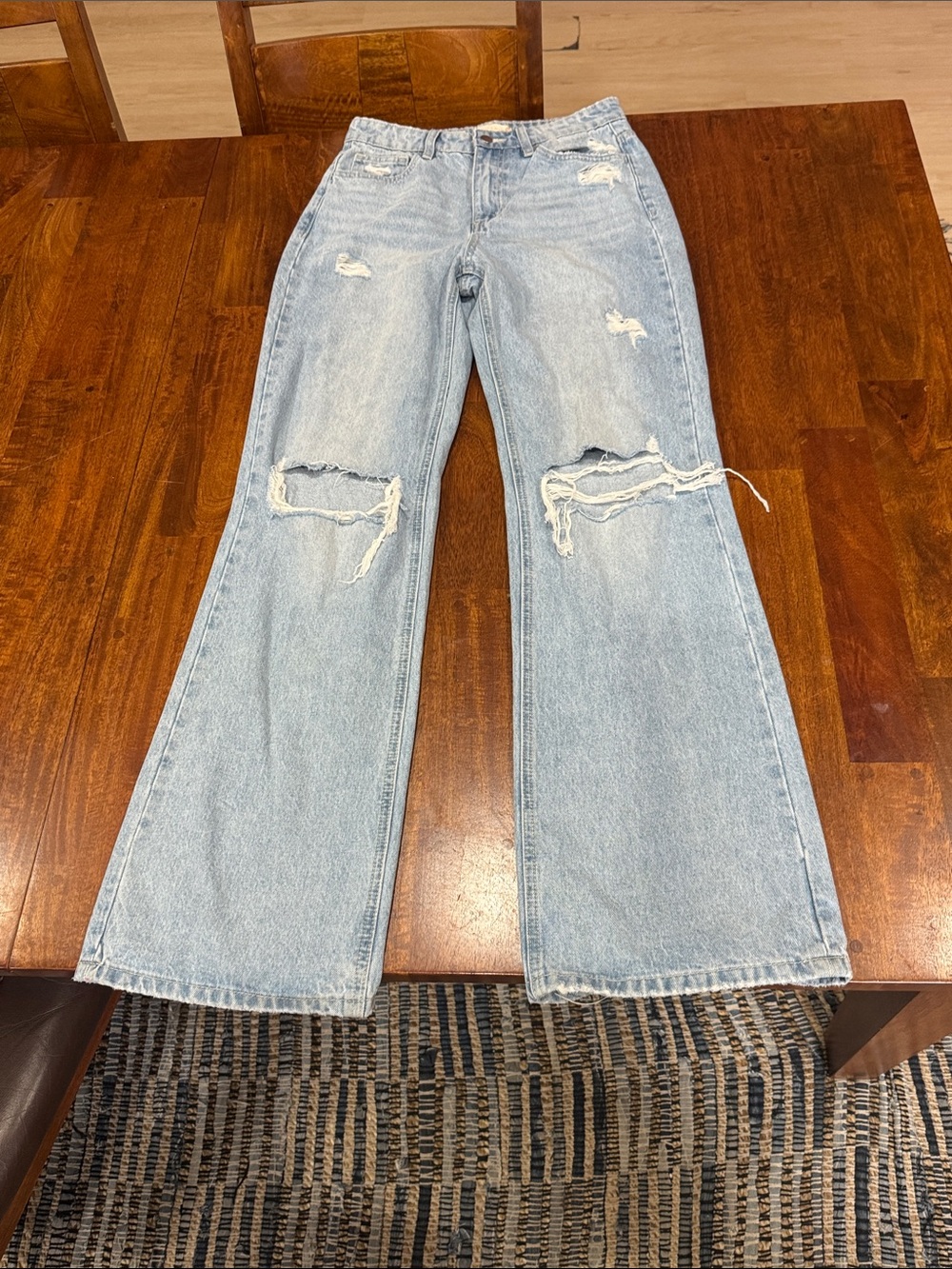 Altar’D State light-wash wide-leg jeans size 27